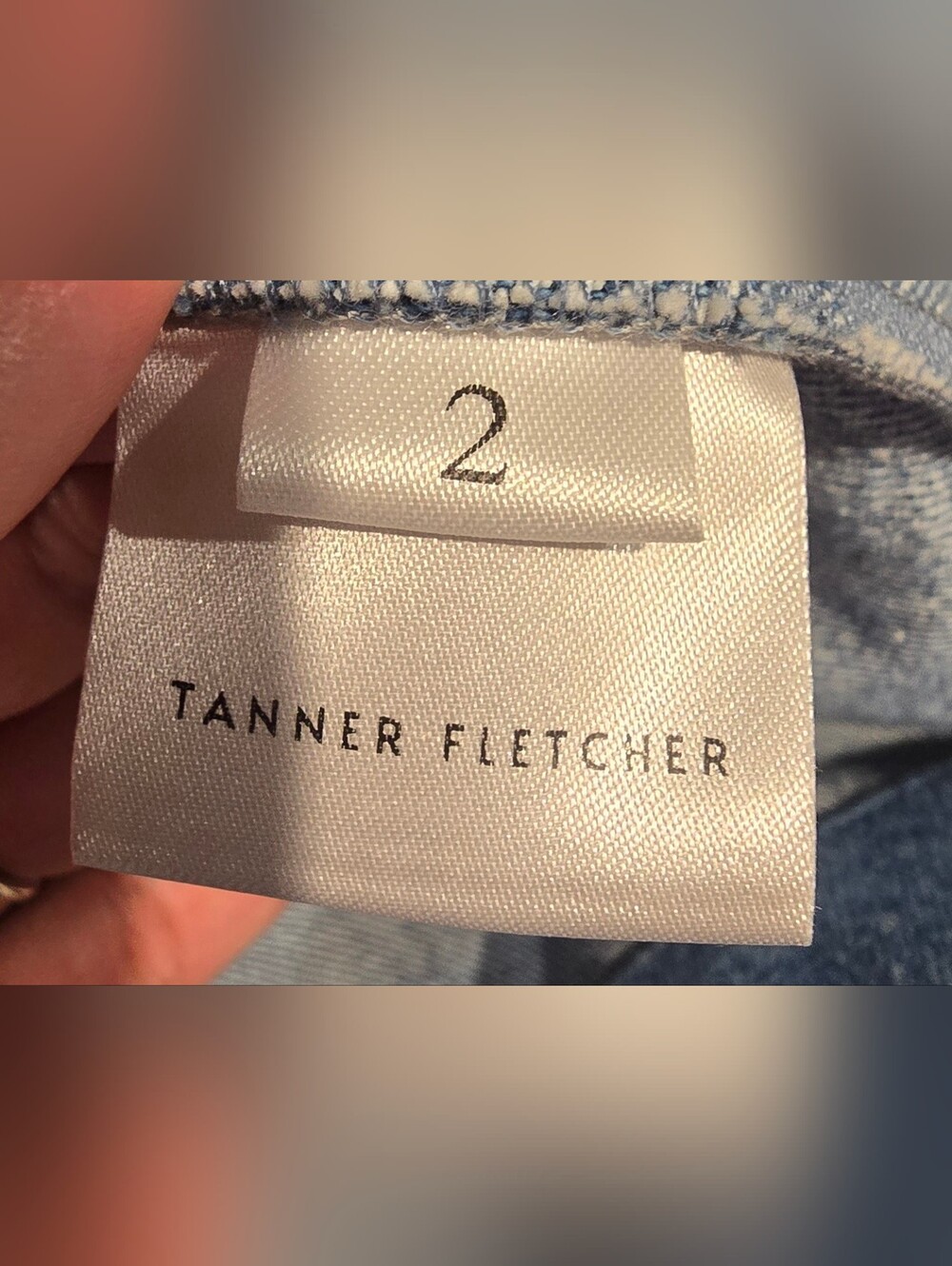 Tanner Fletcher Unisex Denim And Orange Jacket Size 2 (US Ladies M Or Men's S) - Picture 5 of 8